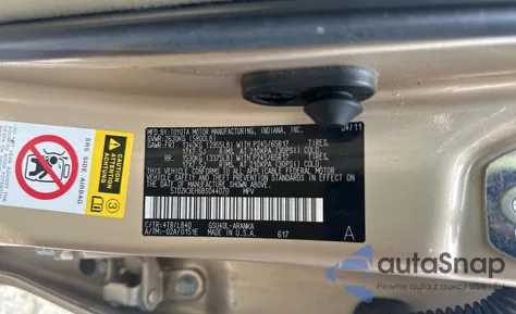 2011 Toyota Highlander Base z USA, uszkodzony, nr VIN 5TDZK3EH6BS044070